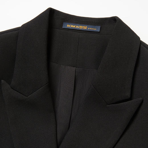 罗蒙女士春秋长袖西服收腰款商务通勤舒适简约大众日常百搭女单西 商品图3