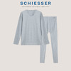 【棉莫双面磨毛随型裁】SCHIESSER德国舒雅男士随型裁双面磨毛V领保暖套装35/17907W 商品缩略图1