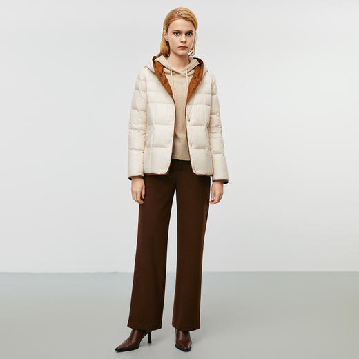 EITIE爱特爱防风保暖直筒短款显瘦连帽羽绒服冬季新款8011708 商品图3