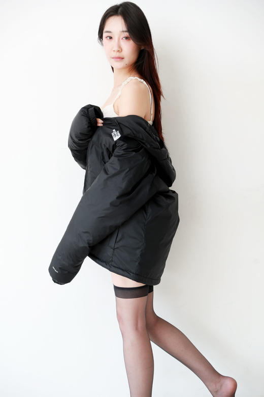 嘤嘤嘤，这个巨厚巨厚哇。很好看の面包式羽绒棉户外棉服C100968 商品图11