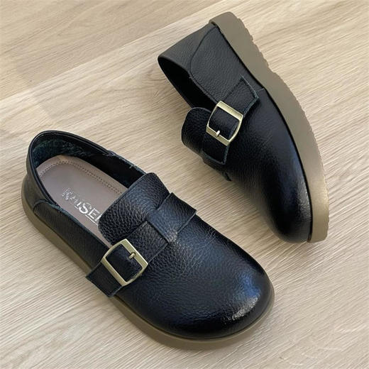 凯撒KAISER2025头层牛皮一脚蹬懒人鞋 | 牛皮鞋面 防滑鞋底 轻巧柔软 舒适耐穿 商品图12