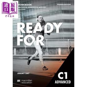 【中商原版】剑桥CAE考试备考练习册含答案配电子书和在线音频 Ready for C1 Advanced (4E) Workbook (with key) and Digital Workbook w
