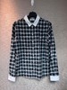 女款格纹长袖衬衫008 商品缩略图0