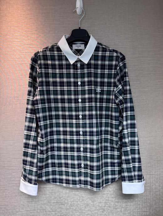 女款格纹长袖衬衫008 商品图0