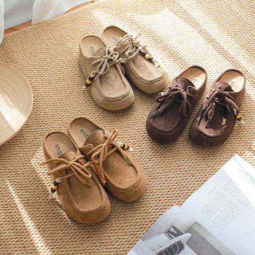 KAISER 凯撒丑萌慵懒松弛感厚底袋鼠鞋/波西米亚风厚底勃肯鞋半拖  脚感舒适 显高百搭 防滑耐磨 经典不挑人 商品图1