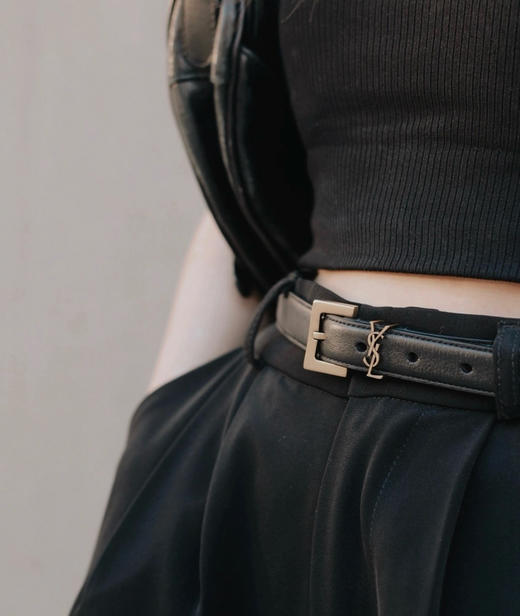 YSL圣罗兰方形搭扣真皮腰带100906 商品图3