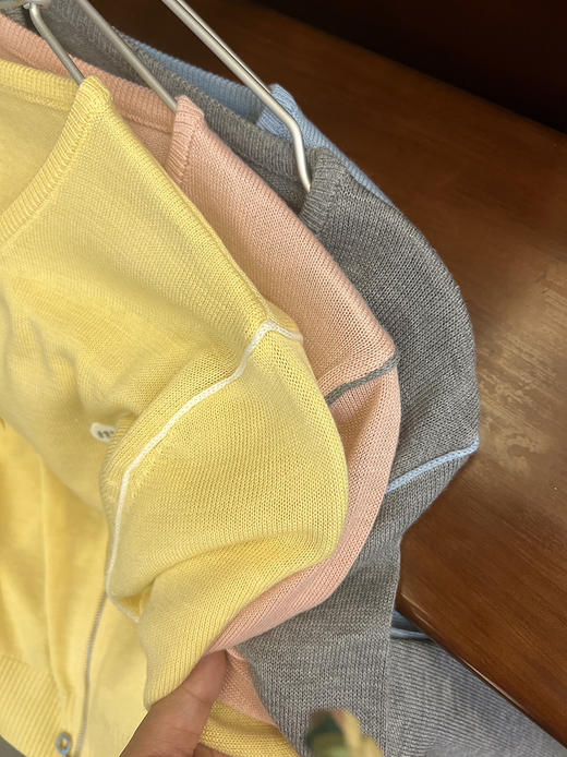 全羊毛！妖精经典同款~！花边小香风针织开衫！ 商品图13