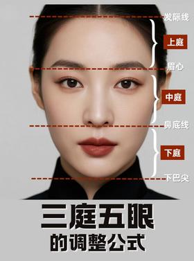 用好这些公式👍拯救不完美三庭五眼