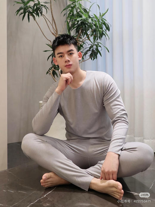 出口𝐀𝐢𝐦*𝐞𝐫爱m保暖套装 女款超细旦莫代尔系列➕男款奶皮轻暖系列 商品图13