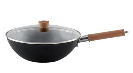 【一件包邮】1023227 Enjoy铁制炒锅30cm /240078精铁聚气 ，爆炒生香 ，适合中式爆炒的炒锅 甘肃/青海/内蒙古/新疆/西藏/宁夏/海南/港澳台不发货 商品图0