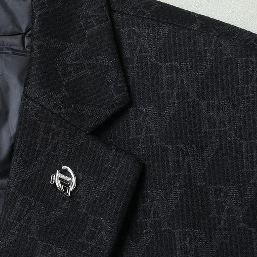 【90白鸭绒】【DDS】大依优型大码男装秋冬西装羽绒服长袖外套印花商务休闲鸭绒羽绒服 商品图4