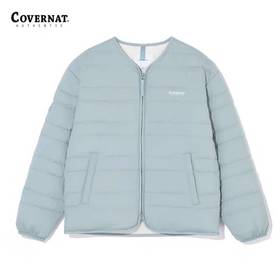 【云粉节】【7折】6楼COVERNAT[轻型] 不规则绗缝无领V领羽绒吊牌价1099折后价769