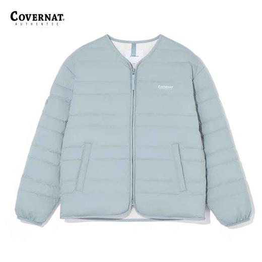 【云粉节】【7折】6楼COVERNAT[轻型] 不规则绗缝无领V领羽绒吊牌价1099折后价769 商品图0