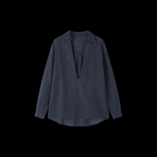 DANMO旦茉深v叠穿衬衫 | 今秋流行这件「叠穿衬衫」，显贵、显瘦、提气质！ 商品图4