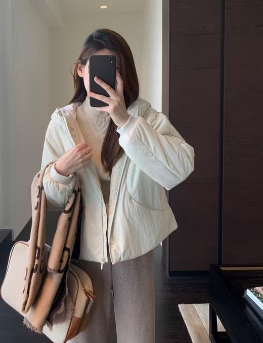 Lu*家同款W-R夹棉防风防水连帽外套 商品图1