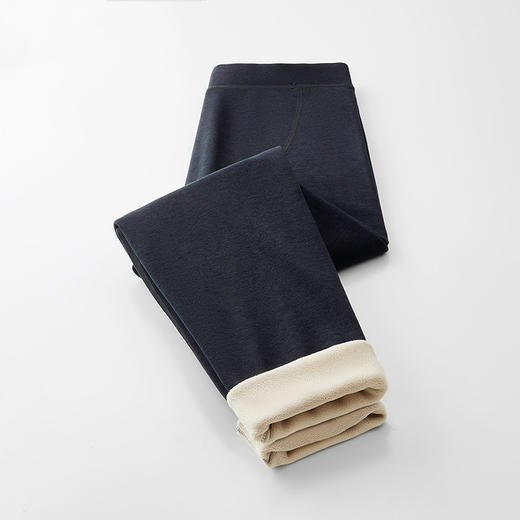 【DWP】大依优型大码男装保暖裤秋冬加绒松紧腰仿兔绒保暖裤加厚 商品图1