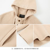 【商场同款】CNC5013  “ 随性大衣 ” 羊毛蚕丝混纺触感细腻高级 休闲连帽中长大衣 商品缩略图2