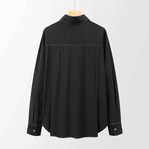 【商务优雅】罗蒙春秋女士长袖衬衫简约透气易打理日常衬衣女通勤工作 商品图3