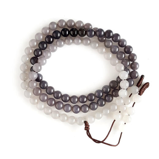 【天然正品】天然细腻油润度佳烟紫渐变约6.1MM和田玉手串项链两用款链长：35.5CM女士260925NJM66现售价：980特价！ 商品图0