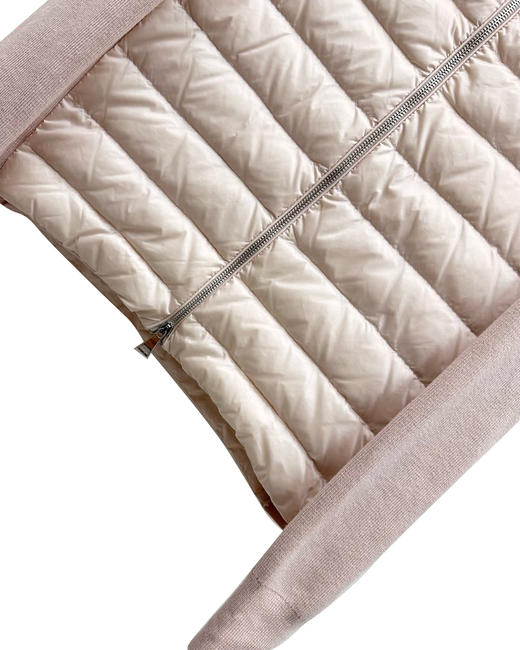 女款翻领拼接针织羽绒服018 商品图2