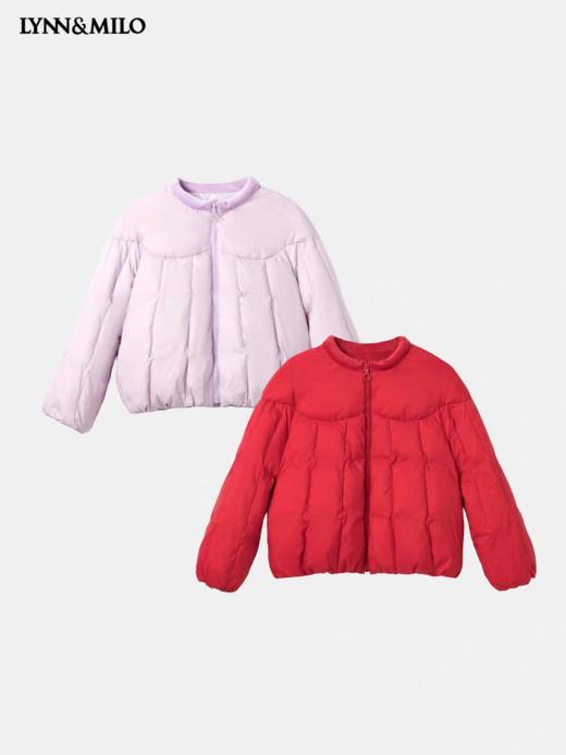 【春上新】8楼LYNN&MILO琳麦罗 亲子女童2025秋冬新款短款面包羽绒服冬装外套 商品图3