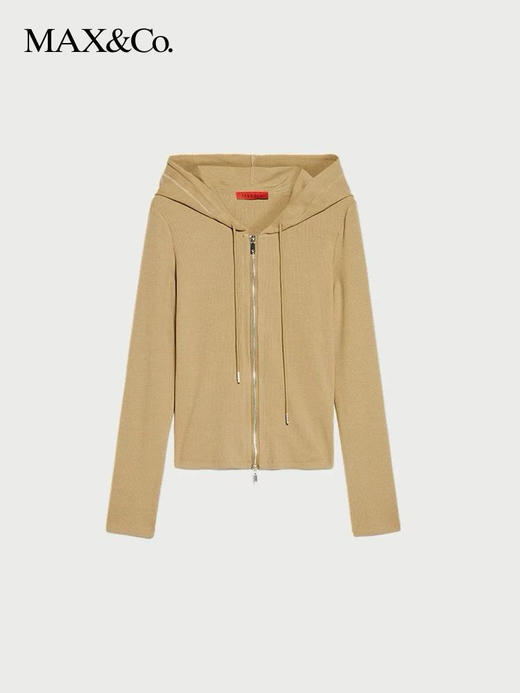 【开放日忙 秒杀价已调 直接拍】Max 双向拉链 针织 连帽开衫 商品图5