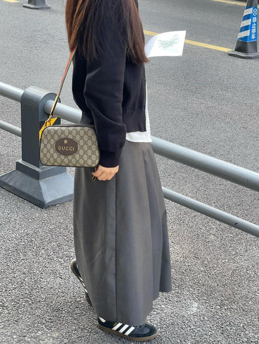 gucci 虎头 老花拼皮 相机包 商品图2