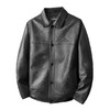 【DPF】大依优型大码男装男翻领皮夹克男PU皮衣外套男士时尚潮流休闲肥佬 商品缩略图4