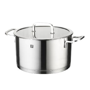 【一件包邮】ZW-C131  Zwilling Moment 深烧锅24cm全透明钢化玻璃盖：烹饪过程色香尽在掌握，安心方便甘肃/青海/内蒙古/新疆/西藏/宁夏/海南/港澳台不发货 商品图1