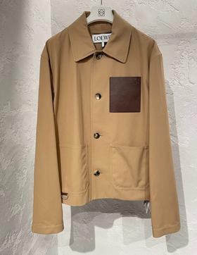 男款口袋翻领外套014