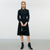 EITIE爱特爱冬季新款气质修身通勤显瘦百搭毛呢连衣裙8007704 商品缩略图3