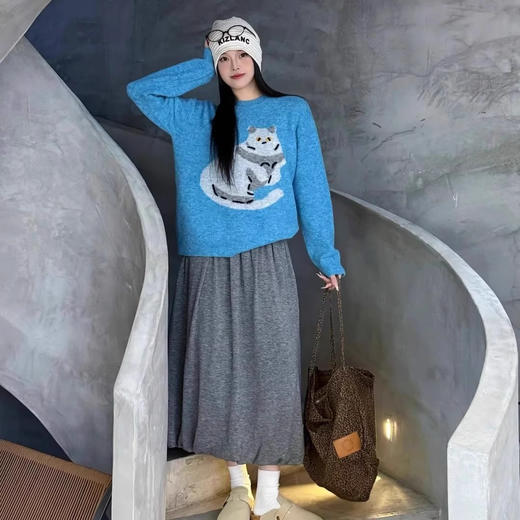 超治愈猫咪毛衣针织衫100 商品图5