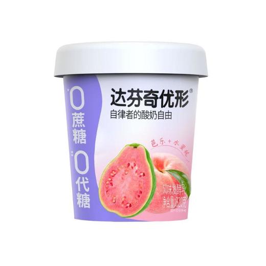 达芬奇 优形芭乐白桃味酸奶320g 商品图1