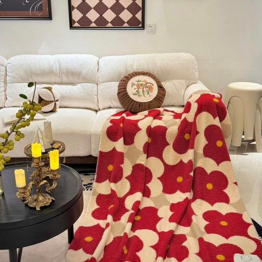 【品牌福利来袭】法国Smiley双拼绒绒毯！礼品袋包装🎁乔迁新婚送礼!简直不要太体面！人手几条❗️风靡全球53年｜ 商品图1