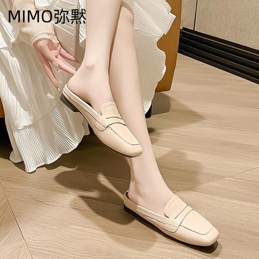 MIMO弥黙懒人一脚蹬法式半托鞋 | 轻盈柔软 舒适透气 复古时尚 两个款式可选 商品图3