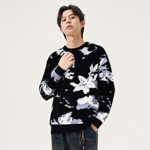 gxg.jeans男装冬季热卖圆领线衫J24X204117 商品图2