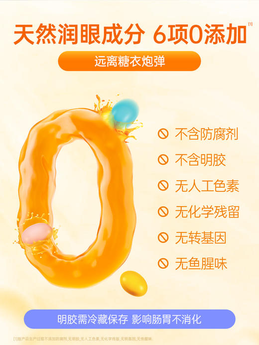 【临期清仓】意之宝叶黄素彩虹豆软糖 90粒/瓶 儿童眼睛保护幼儿蓝莓护亮眼片 （有效期至：2026年6月） 商品图3