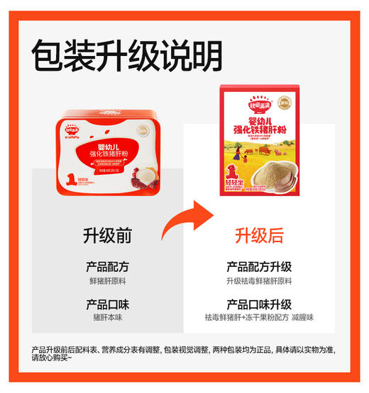 【秋田满满】婴幼儿强化铁猪肝粉40g （三件起发） 商品图0