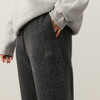 NPC潮牌100%山羊绒针织休闲阔腿长裤男保暖宽松抽绳春秋NP49TR14 商品缩略图1