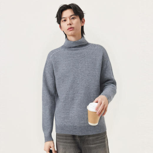 gxg.jeans男装冬季热卖多色高领线衫J24X104116 商品图1