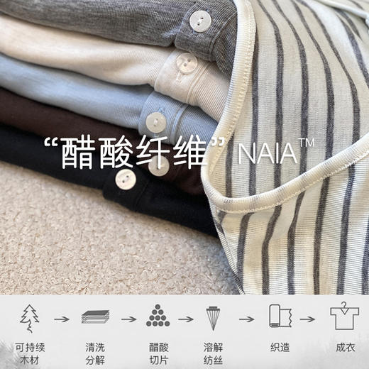 Bimilie 纽扣醋酸绵羊毛打底衫 商品图2