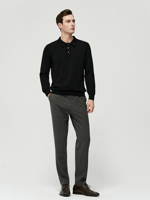 【半价款羊绒套衫】羊绒世家秋冬新品男士100%山羊绒商务休闲保暖毛衣 商品图2