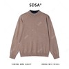 2571015SDSA男士秋冬新款痞帅男装潮牌简约纯色圆领针织衫毛衣百搭休闲 商品缩略图1