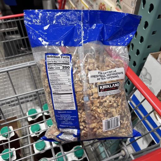 到手价219元 超级补脑大核桃 Kirkland Walnuts大核桃仁无壳1360g 美国代购，无中文标签，介意慎拍 商品图3
