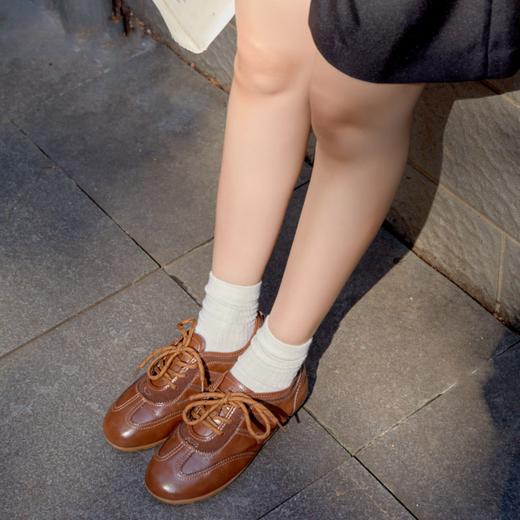 纪华菲羊皮德训鞋|羊皮鞋面+专利乳胶鞋垫，2.5cm内增高，上脚透气软弹 商品图0