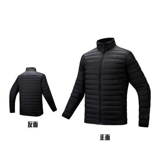 超级安踏男羽绒服夹克轻盈保暖秋冬防泼水运动通勤外套152546901U 商品图0