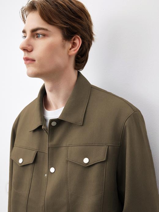 秋冬酷帅必备！柏奥玛NECHEER 帅气巴恩风机车夹克男士外套 商品图0