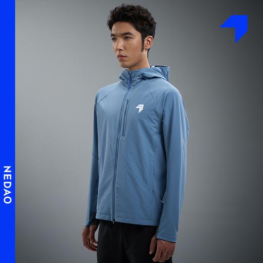 NEDAO内道新品云绒带帽软壳男防风保暖连帽跑步运动户外外套 商品图3