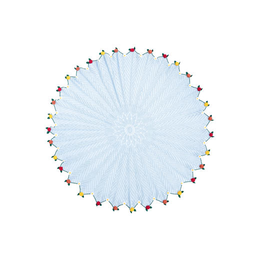 苏苏姐家蓝屿蕾丝桌垫手工diy钩针编织毯子披肩蕾丝线毛线材料包 商品图4