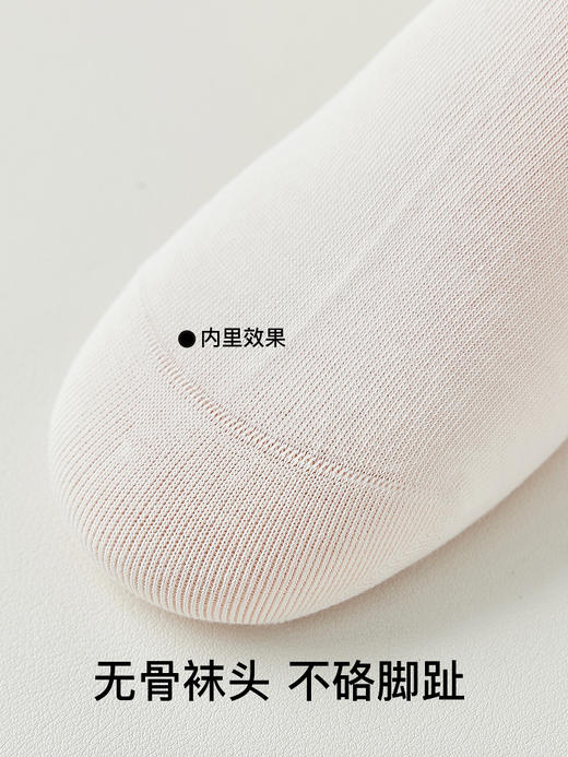 原价29.8 限时折扣14.9元【体慕】10A抗菌白色袜子【约18cm 起球包退】女春秋纯棉中筒袜防臭堆堆无骨月子长筒袜夏薄款 商品图3